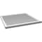 Ekena Millwork Vertical Surface Mount PVC Gable Vent: Functional, w/ 2"W x 2"P Brickmould Sill Frame, 38"W x 36"H GVPVE38X3603SF - alternate 5